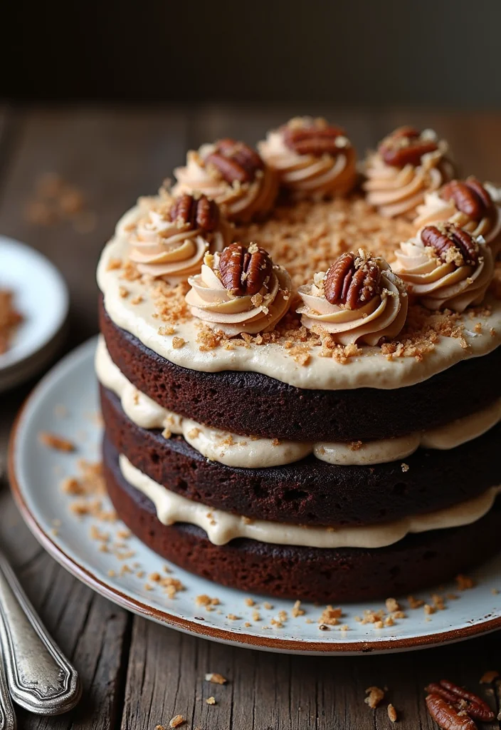 18 Decadent 70s Cake Recipes That Are Totally Worth the Calories! - 9. German Chocolate Cake 1