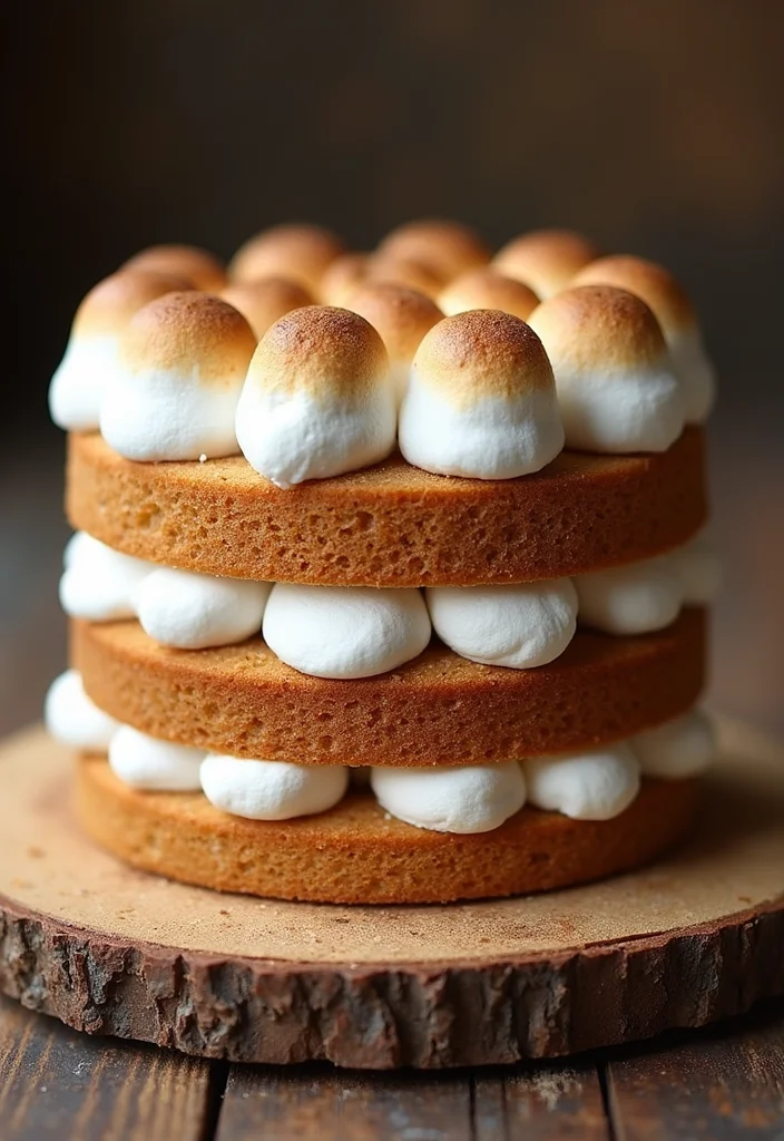 18 Fun and Creative Baddie Cake Ideas That Will WOW Your Guests! - 13. S'mores Layer Cake 1