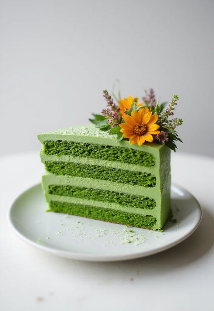18 Fun and Creative Baddie Cake Ideas That Will WOW Your Guests! - 9. Matcha Magic Cake 1