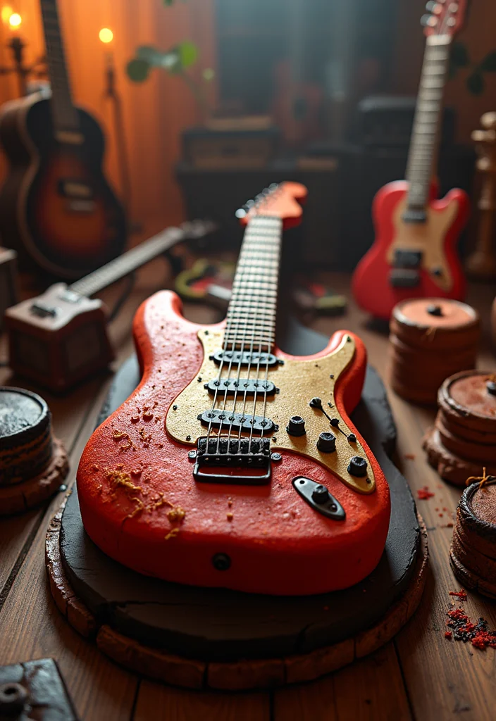 18 Hilarious Grooms Cakes That Will Have You in Stitches (Number 8 Is a Must-See!) - 12. The Classic Rock Cake 1