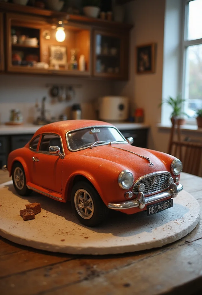 18 Hilarious Grooms Cakes That Will Have You in Stitches (Number 8 Is a Must-See!) - 9. The Classic Car Cake 1