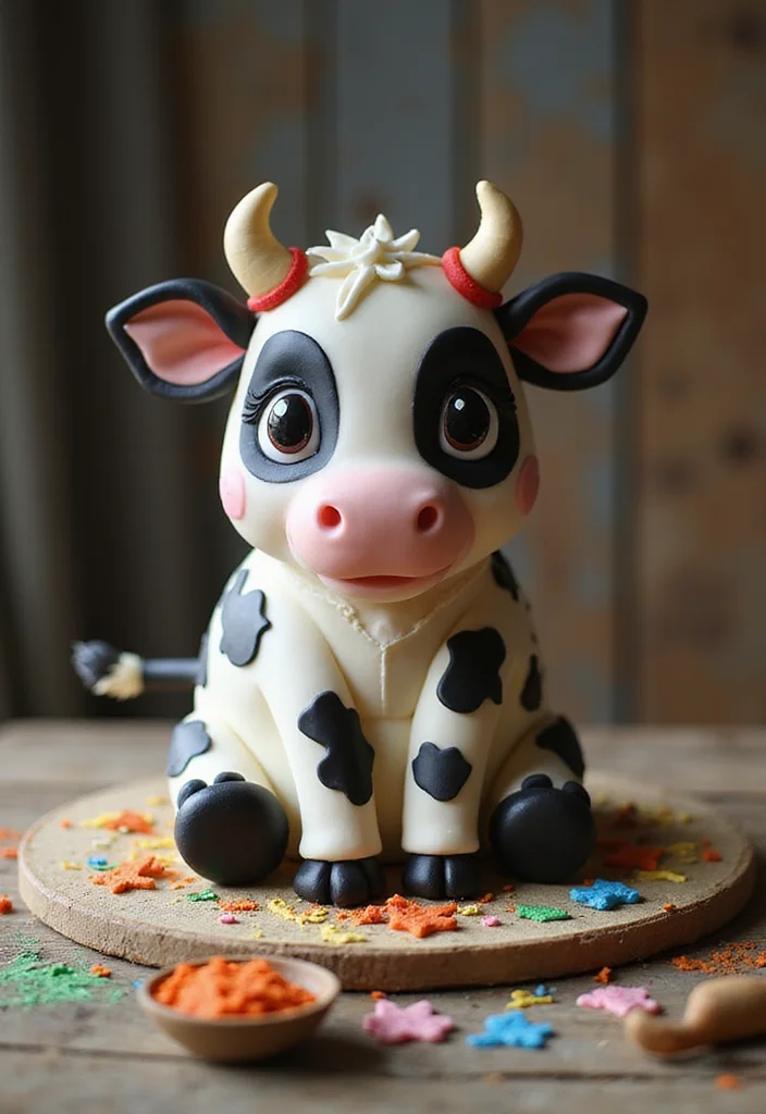 19 Creative Cow Cake Ideas for the Ultimate DIY Baking Adventure! - 2. 3D Cow Cake 1