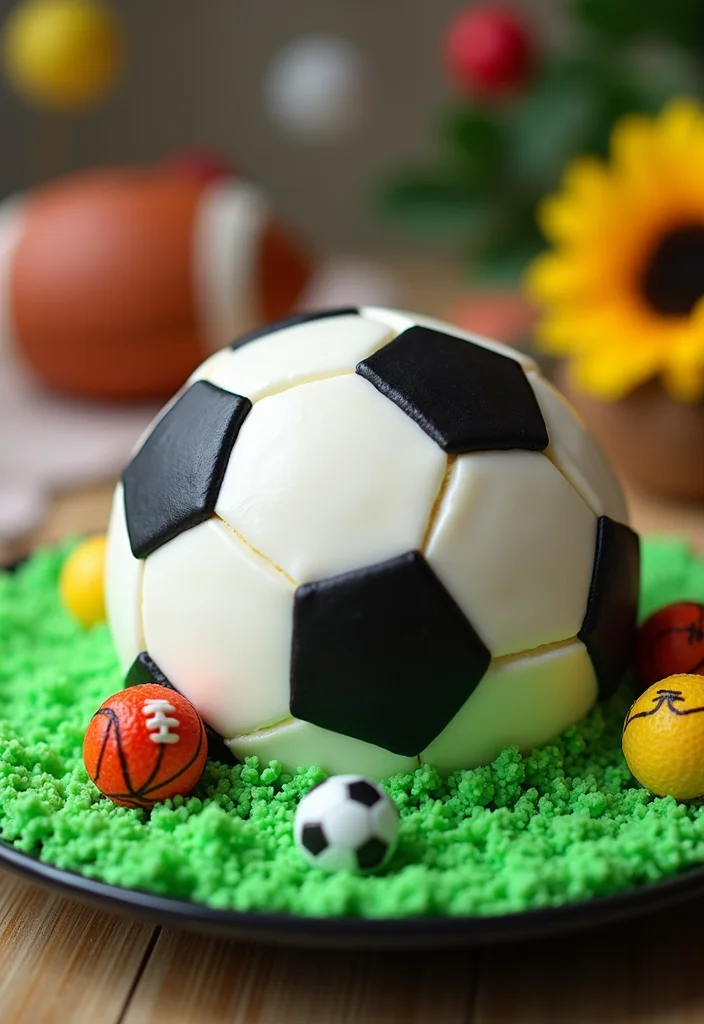 20 Fun and Unique First Birthday Cake Smash Ideas That Will Make Your Photos Pop! (Wait for #6!) - 14. Sports Fanatic 1