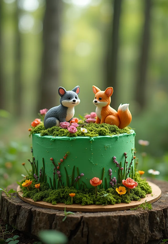 20 Fun and Unique First Birthday Cake Smash Ideas That Will Make Your Photos Pop! (Wait for #6!) - 4. Enchanted Forest 1
