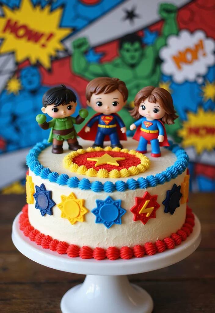 20 Fun and Unique First Birthday Cake Smash Ideas That Will Make Your Photos Pop! (Wait for #6!) - 5. Superhero Smash 1
