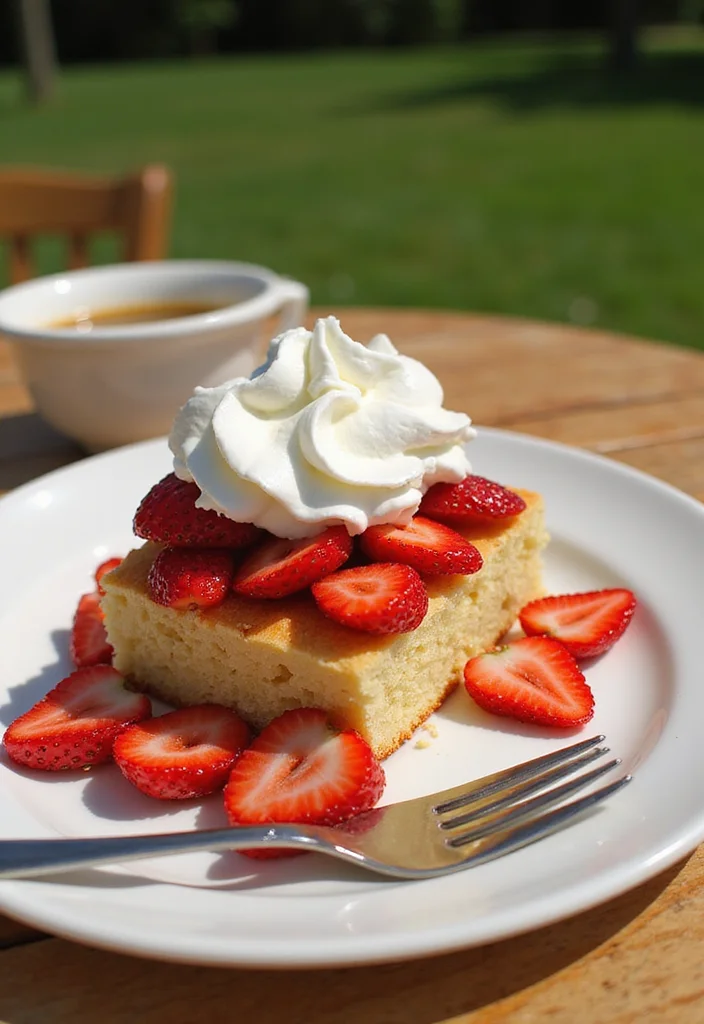22 Colorful Sheet Cake Ideas That Are as Fun to Make as They Are to Eat! - 5. Strawberry Shortcake Sheet Cake 1