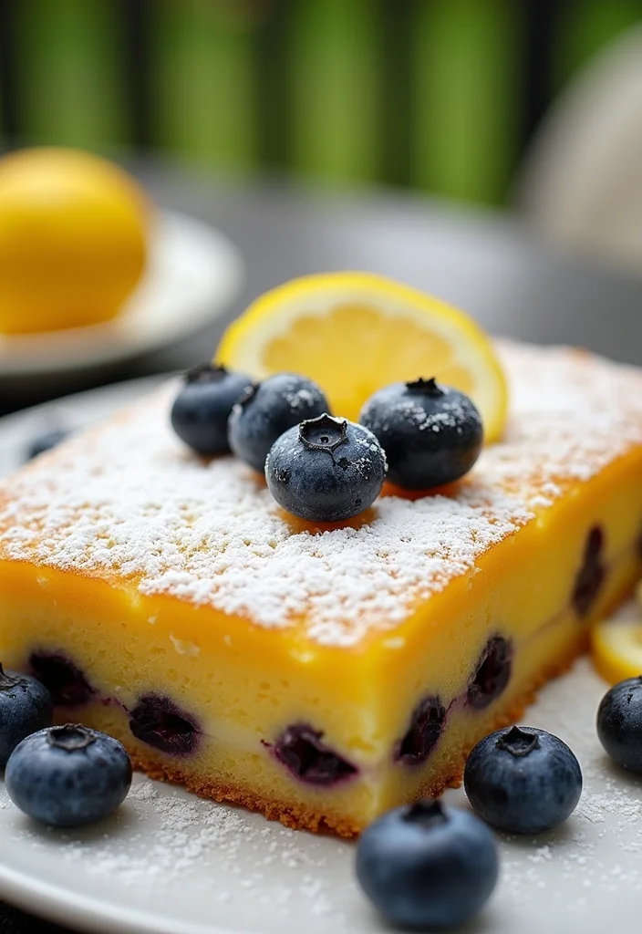 22 Colorful Sheet Cake Ideas That Are as Fun to Make as They Are to Eat! - 8. Lemon Blueberry Sheet Cake 1