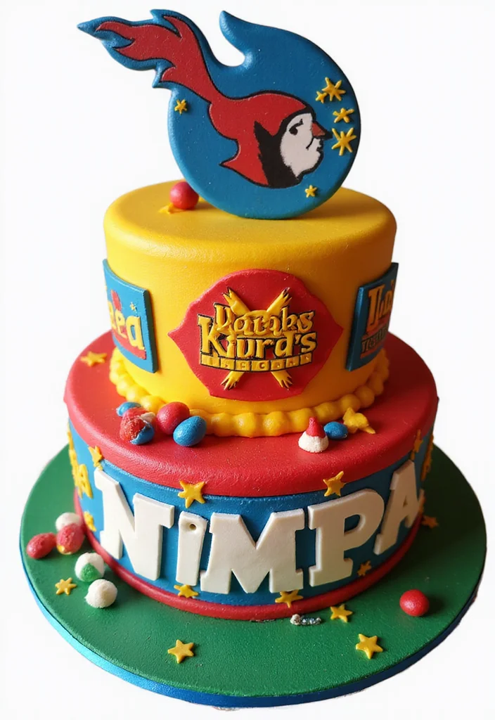 23 Impressive Birthday Cake Designs for Men That Will Steal the Show! - 17. The Team Spirit Cake 1