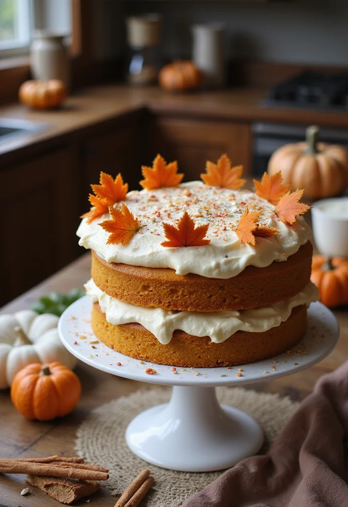 Celebrate Halloween with 8 Easy Cakes That Bring the Family Together! - 2. Pumpkin Spice Layer Cake 1