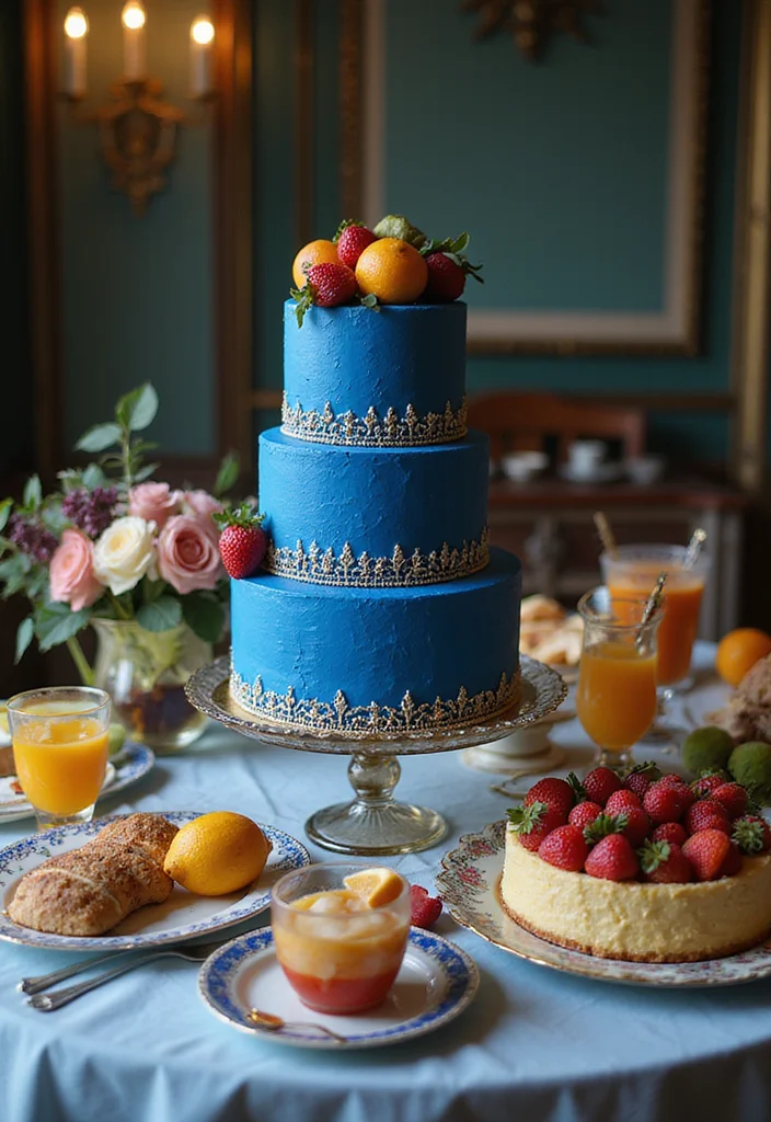 Indulge in the Elegance of a Royal Blue Quince Cake: A Gourmet Experience! - 6. Serving Suggestions 1