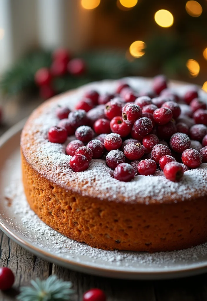 Unlock the Secret to a Stunning Winter Wonderland Cake (Your Guests Will Be Amazed!) - 7. Sparkling Cranberry Almond Cake 1
