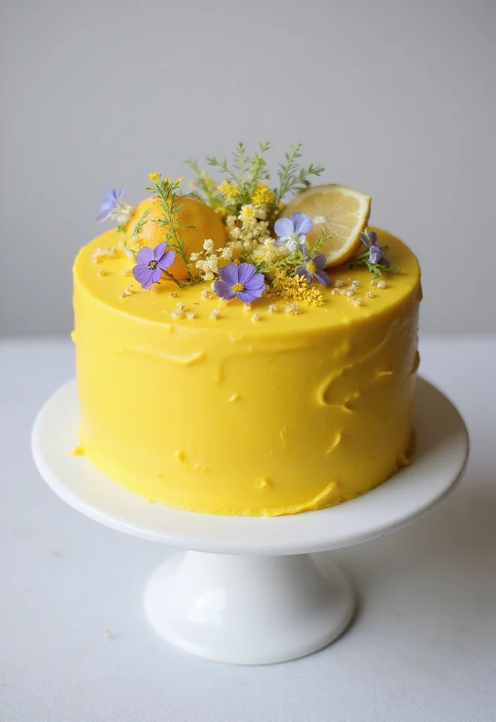 Your Guide to 20 Delectable Lobola Cake Ideas for Every Celebration! - 3. Lemon Zest and Elderflower Lobola Cake 1