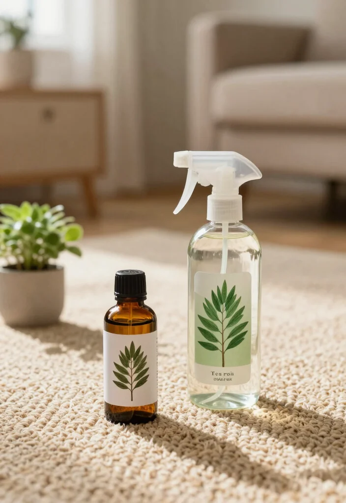 15 Carpet Cleaning Solution Ideas That Actually Work - 12. Tea Tree Oil Treatment 1
