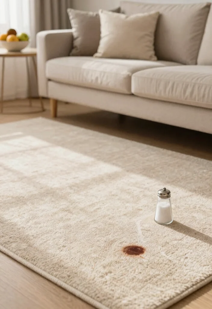 15 Carpet Cleaning Solution Ideas That Actually Work - 3. Salt for Stains 1