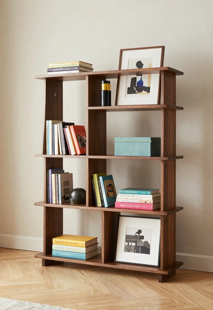 15 Nathan James Bookshelf Ideas With Modern Appeal - 1. The Modular Marvel 1