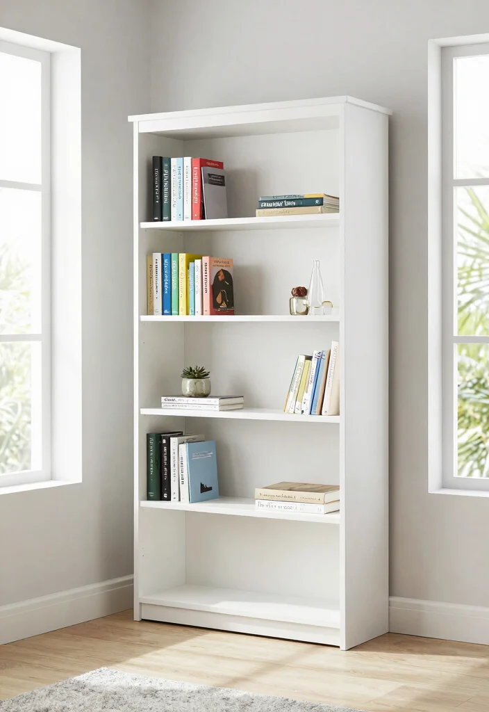 15 Nathan James Bookshelf Ideas With Modern Appeal - 13. The Bright Minimalist 1