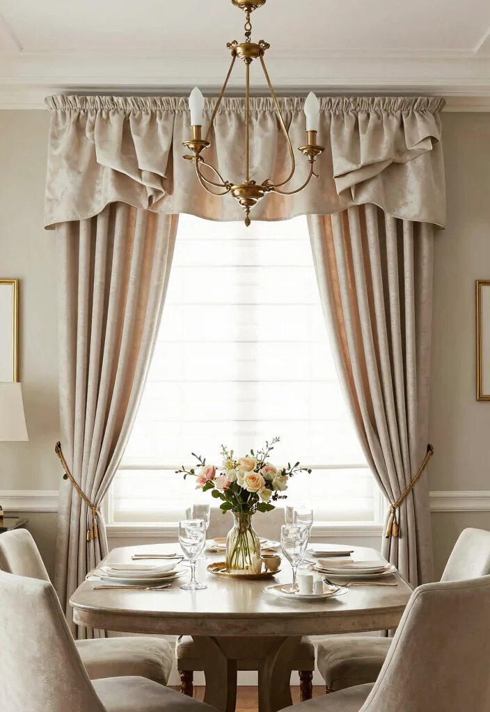 17 Blinds and Curtains Ideas That Layer Beautifully - 14. Layered Valances 1