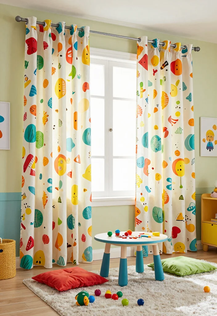 17 Blinds and Curtains Ideas That Layer Beautifully - 2. Bold Patterns 1