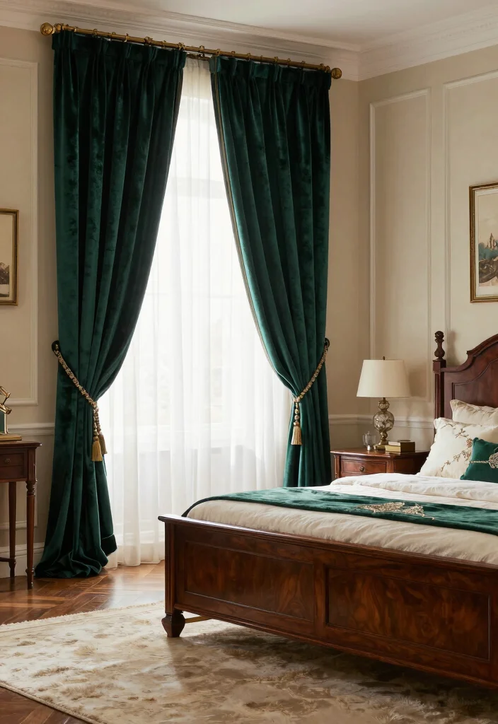 17 Blinds and Curtains Ideas That Layer Beautifully - 5. Luxe Layers 1