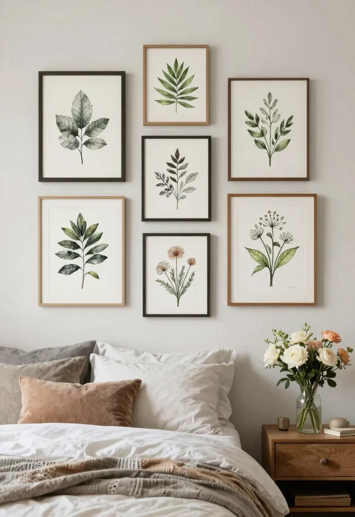 17 Room Decor Drawings Wall Art Ideas With Creative Flair - 6. Hand-Drawn Flourishes 1