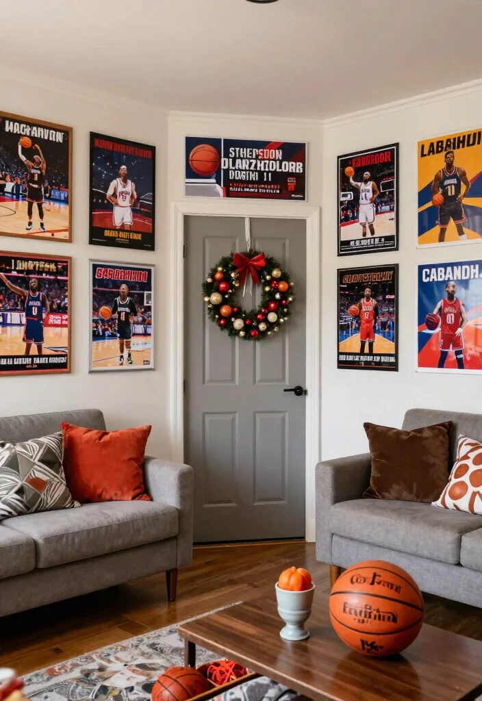 18 Basketball Poster 2026 Trending Ideas With Bold Sports Energy - 14. Seasonal Basketball Themes 1