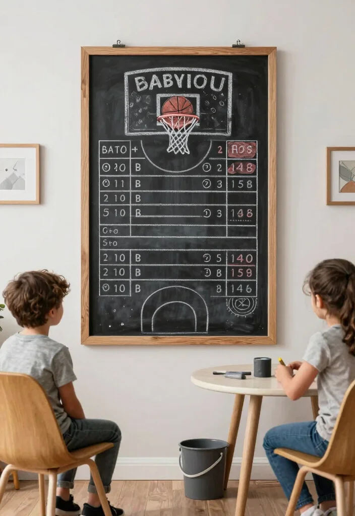 18 Basketball Poster 2026 Trending Ideas With Bold Sports Energy - 17. Interactive Sports Decor 1