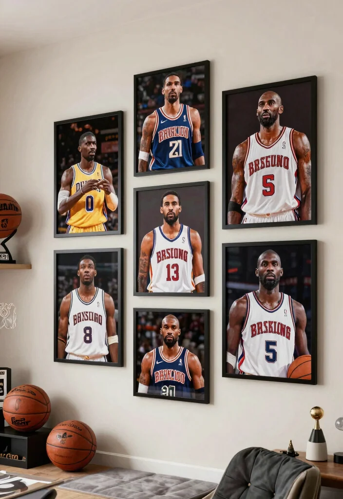 18 Basketball Poster 2026 Trending Ideas With Bold Sports Energy - 7. Iconic Player Portraits 1