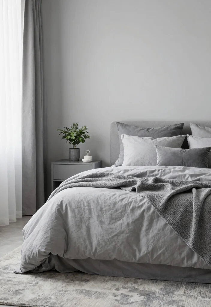 18 Bedroom Ideas Wall Decor Design 2026 Trending That Transform Your Space - 13. Monochromatic Palette 1