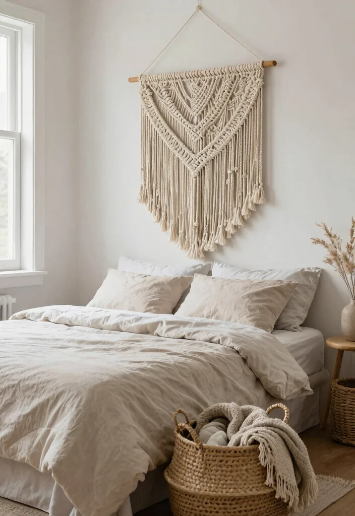 18 Bedroom Ideas Wall Decor Design 2026 Trending That Transform Your Space - 6. Cozy Wall Hangings 1