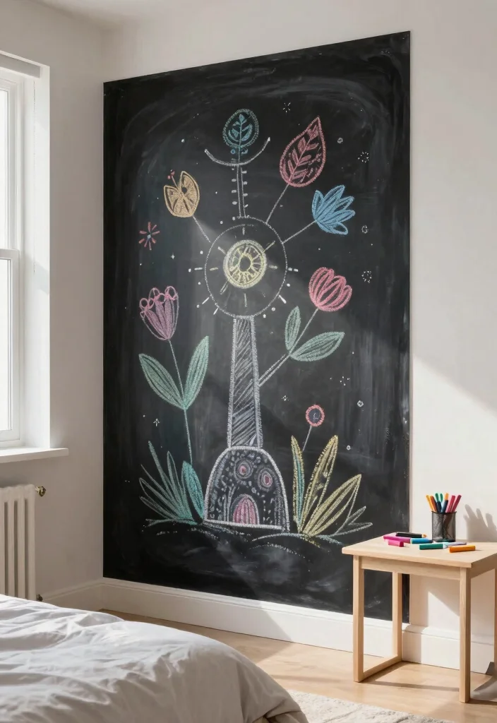 18 Bedroom Ideas Wall Decor Design 2026 Trending That Transform Your Space - 8. Chalkboard Wall Ideas 1