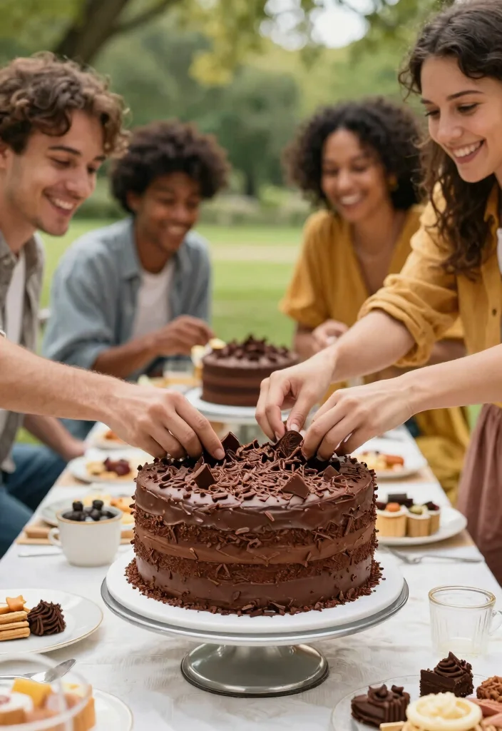 10 Engagement Bento Cake Ideas That Keep Frosting Intact During Transport - 3. Chocolate Indulgence Bento Cake 1