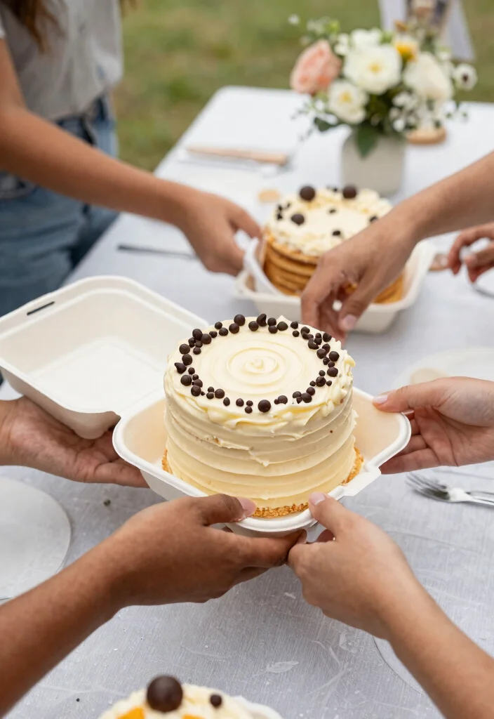10 Engagement Bento Cake Ideas That Keep Frosting Intact During Transport - 6. Cookie Dough Delight Bento Cake 1