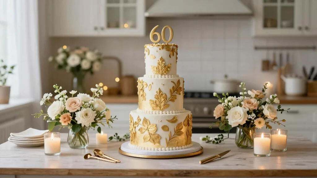 12 60th Anniversary Cake Ideas That Support Heavy Tiers