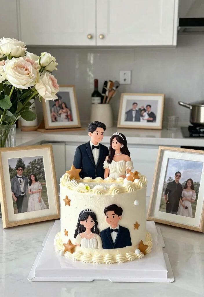 12 60th Anniversary Cake Ideas That Support Heavy Tiers - 12. Personalized Touch 1