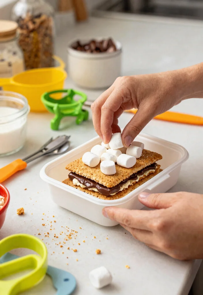 12 Bento Cake for Husband Birthday Ideas That Travel in a Purse - 8. S'mores Explosion 1