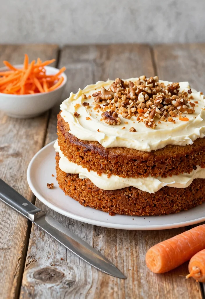 12 Boyfriend Birthday Cake Ideas That Look Masculine Without Fondant Experience - 10. Carrot Cake with Cream Cheese Frosting 1