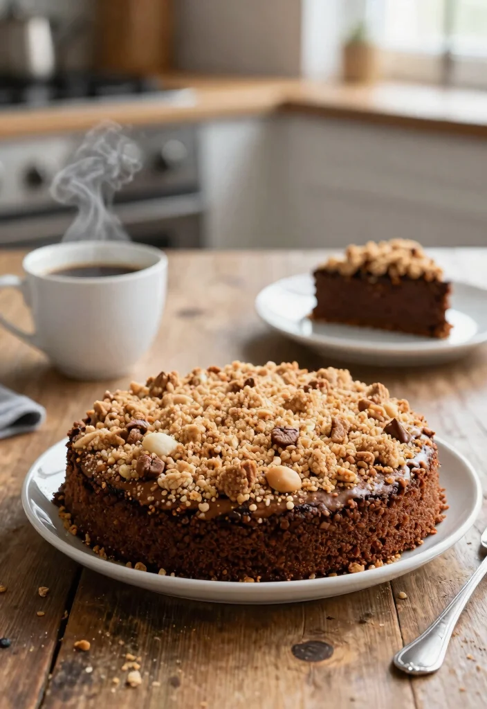 12 Boyfriend Birthday Cake Ideas That Look Masculine Without Fondant Experience - 5. Coffee Cake with Streusel Topping 1