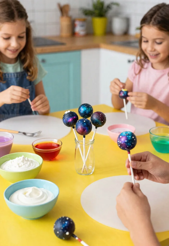 12 Galaxy Cake Pops That Hold Their Shape Without Cracking - 2. Vegan Galaxy Cake Pops 1