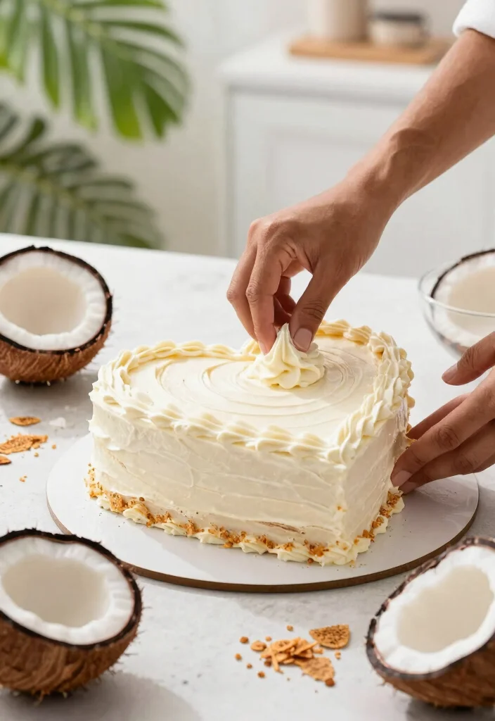 12 Heart Shape Cake Designs That Don't Crack at the Point - 10. Coconut Cream Heart Cake 1