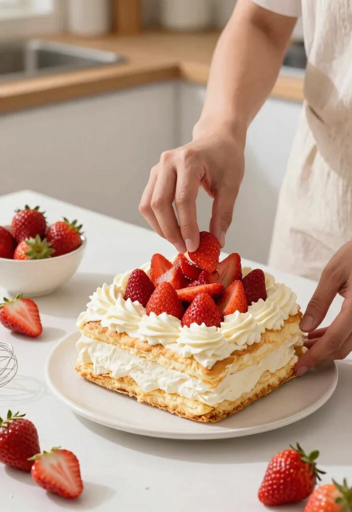 12 Heart Shape Cake Designs That Don't Crack at the Point - 3. Strawberry Shortcake Heart Design 1