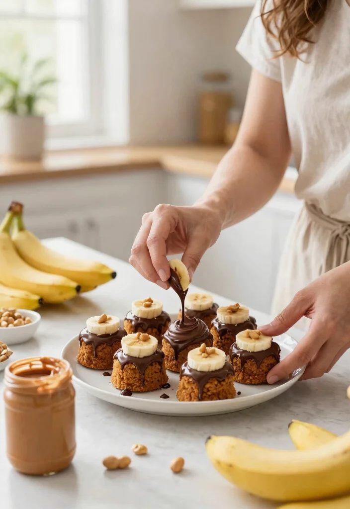 12 Mini Cake for Husband Birthday Ideas That Fit in a Lunch Bag - 10. Peanut Butter Banana Mini Cakes 1