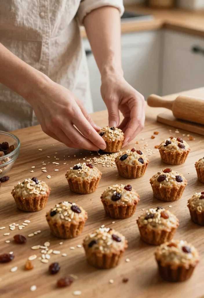 12 Mini Cake for Husband Birthday Ideas That Fit in a Lunch Bag - 11. Oatmeal Raisin Mini Cakes 1
