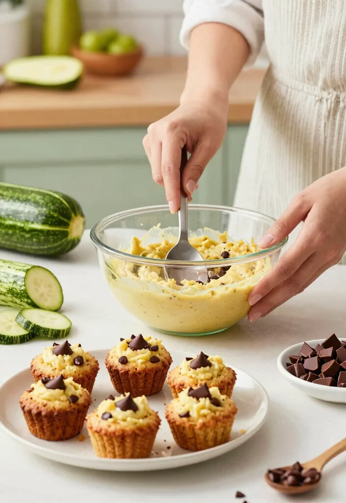 12 Mini Cake for Husband Birthday Ideas That Fit in a Lunch Bag - 12. Zucchini Chocolate Chip Mini Cakes 1