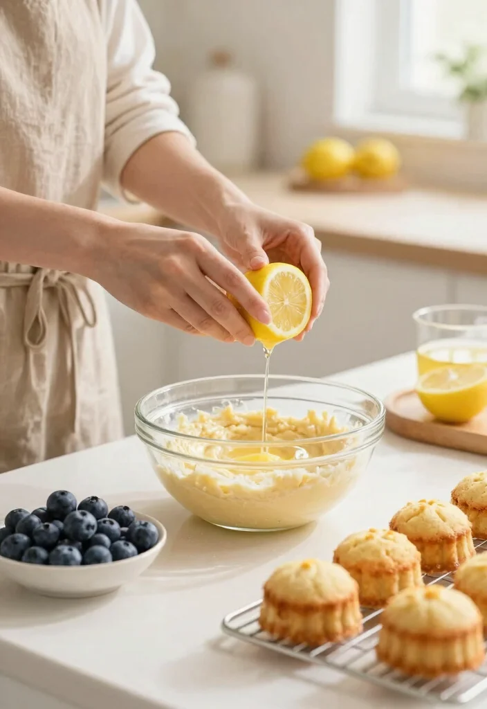 12 Mini Cake for Husband Birthday Ideas That Fit in a Lunch Bag - 3. Lemon Blueberry Mini Cakes 1