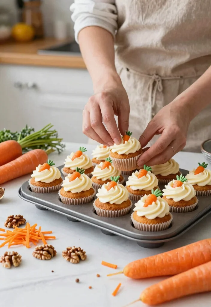 12 Mini Cake for Husband Birthday Ideas That Fit in a Lunch Bag - 4. Carrot Cake Mini Muffins 1