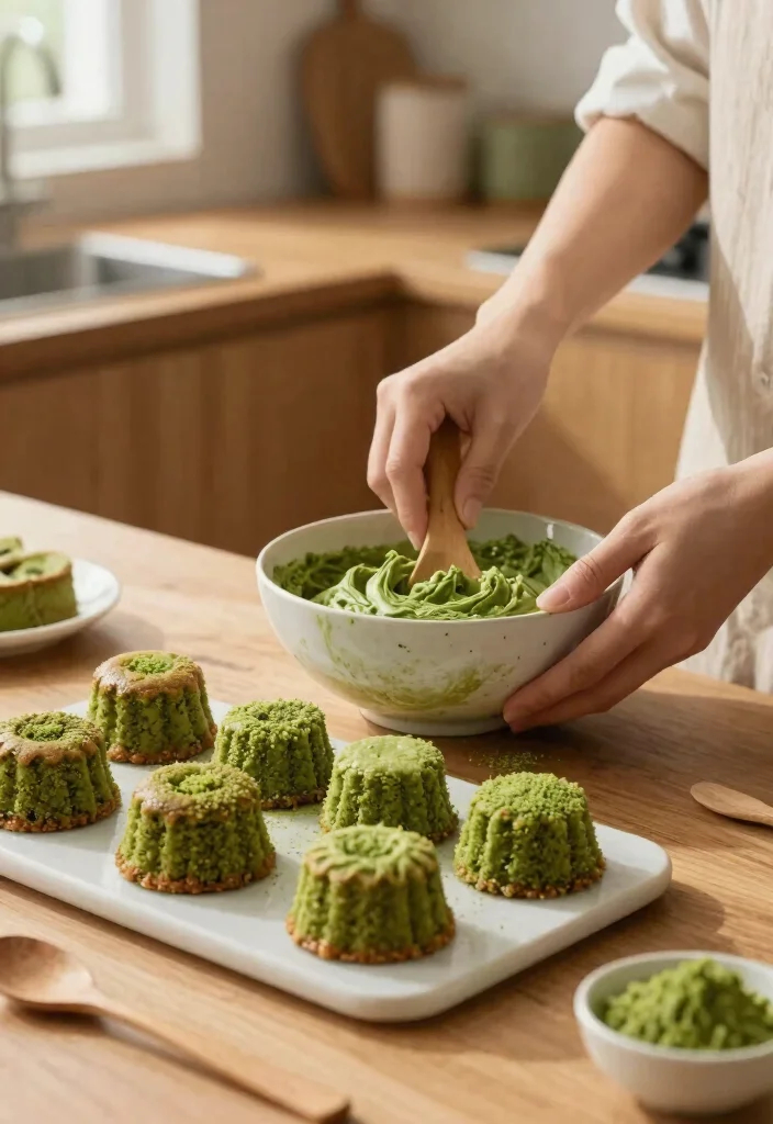 12 Mini Cake for Husband Birthday Ideas That Fit in a Lunch Bag - 7. Zen Matcha Mini Cakes 1