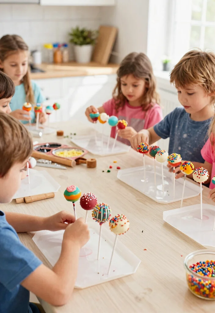 12 Trolls Cake Ideas for Beginners That Don't Need Airbrushing - 6. Snacktastic Troll Cake Pops 1