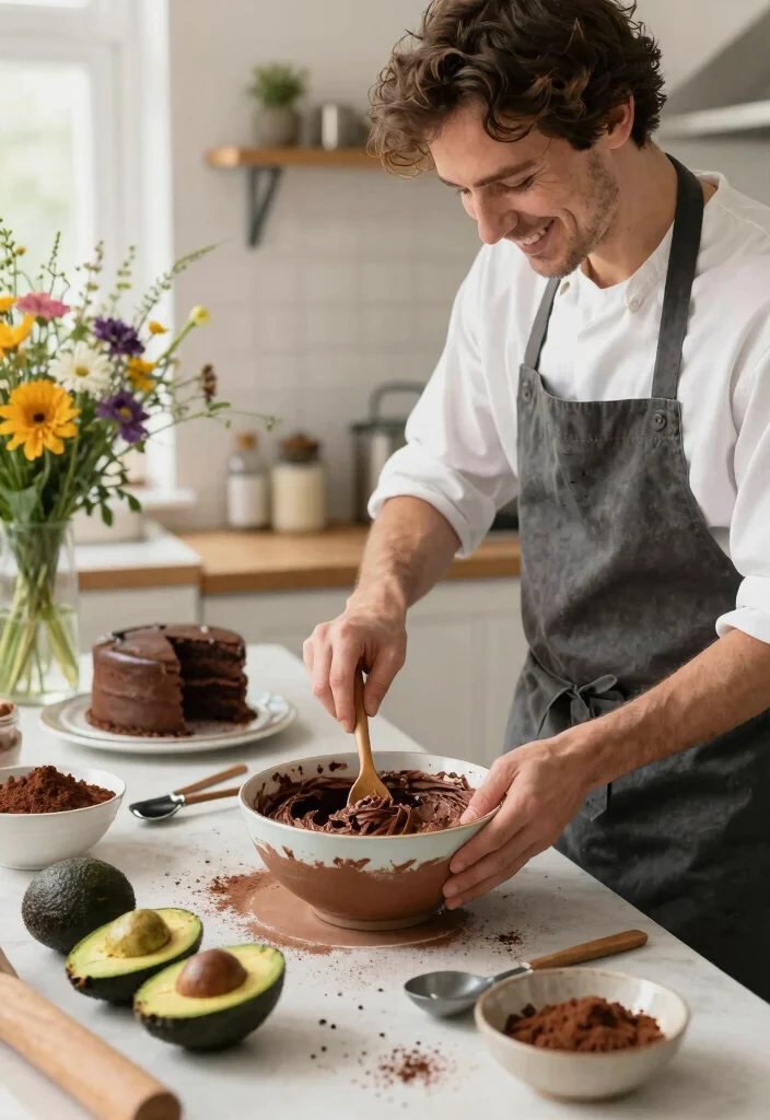 14 50th Birthday Cake for Men Ideas That Skip the Fondant - 1. Chocolate Avocado Cake 1