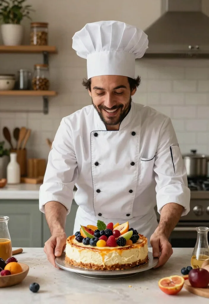 14 50th Birthday Cake for Men Ideas That Skip the Fondant - 13. Ricotta Cheesecake 1