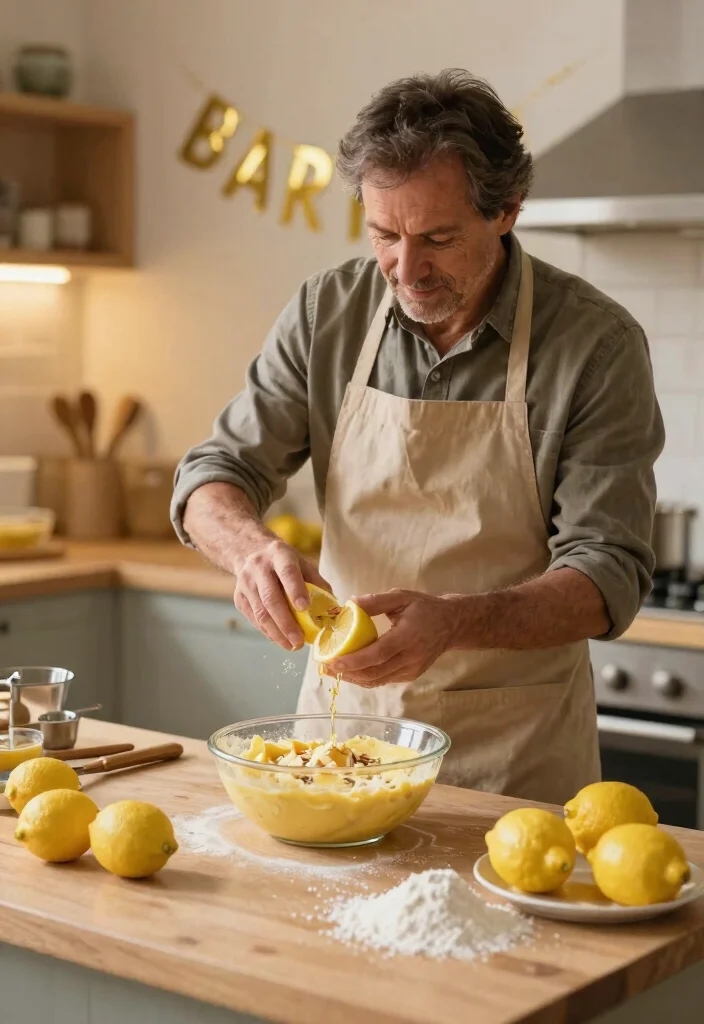 14 50th Birthday Cake for Men Ideas That Skip the Fondant - 3. Almond Flour Lemon Cake 1
